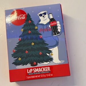 Coca-Cola Polar Bear Card with Red Accents